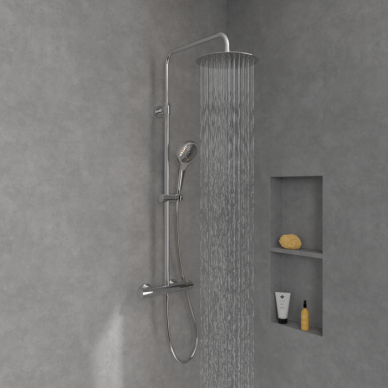 Virštinkinė termostatinė dušo sistema Villeroy & Boch Verve Showers 17