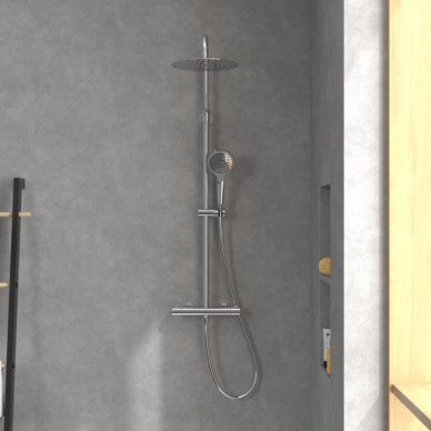 Virštinkinė termostatinė dušo sistema Villeroy & Boch Verve Showers 18