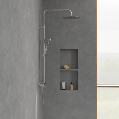Virštinkinė termostatinė dušo sistema Villeroy & Boch Verve Showers 19