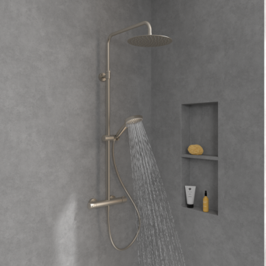 Virštinkinė termostatinė dušo sistema Villeroy & Boch Verve Showers 29 Virštinkinė termostatinė dušo sistema Villeroy & Boch Verve Showers 29
