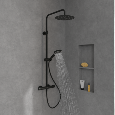Virštinkinė termostatinė dušo sistema Villeroy & Boch Verve Showers 39 Virštinkinė termostatinė dušo sistema Villeroy & Boch Verve Showers 39