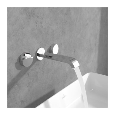 Villeroy & Boch Dawn 3 dalių potinkinis maišytuvas praustuvui su lenktu snapu, be dugno vožtuvo, pasirenkama spalva 10 Villeroy & Boch Dawn 3 dalių potinkinis maišytuvas praustuvui su lenktu snapu, be dugno vožtuvo, pasirenkama spalva 10