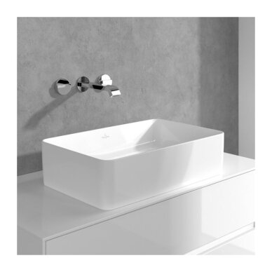 Villeroy & Boch Dawn 3 dalių potinkinis maišytuvas praustuvui su lenktu snapu, be dugno vožtuvo, pasirenkama spalva 12