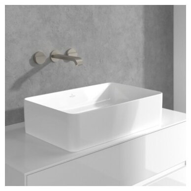 Villeroy & Boch Dawn 3 dalių potinkinis maišytuvas praustuvui su lenktu snapu, be dugno vožtuvo, pasirenkama spalva 26