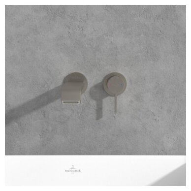 Villeroy & Boch Dawn 2 dalių potinkinis maišytuvas praustuvui su lenktu snapu, be dugno vožtuvo, pasirenkama spalva 23 Villeroy & Boch Dawn 2 dalių potinkinis maišytuvas praustuvui su lenktu snapu, be dugno vožtuvo, pasirenkama spalva 23