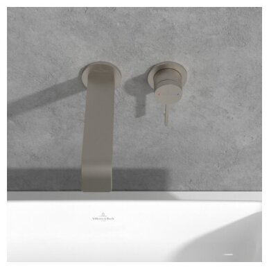 Villeroy & Boch Dawn 2 dalių potinkinis maišytuvas praustuvui su lenktu snapu, be dugno vožtuvo, pasirenkama spalva 24 Villeroy & Boch Dawn 2 dalių potinkinis maišytuvas praustuvui su lenktu snapu, be dugno vožtuvo, pasirenkama spalva 24