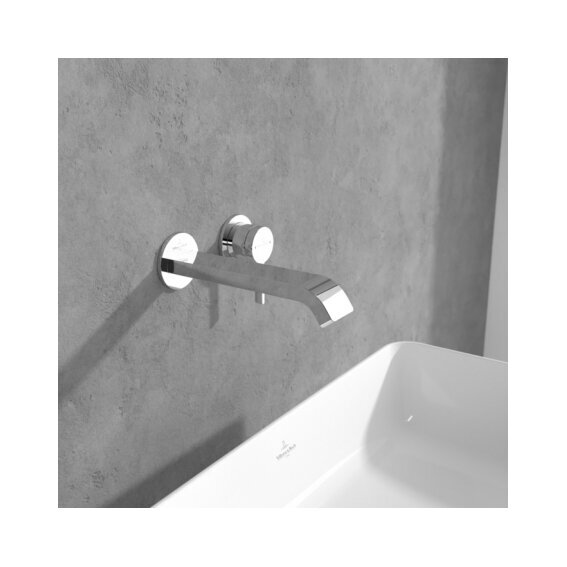 Villeroy & Boch Dawn 2 dalių potinkinis maišytuvas praustuvui su lenktu snapu, be dugno vožtuvo, pasirenkama spalva 8