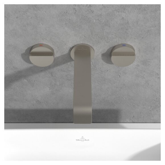 Villeroy & Boch Dawn 3 dalių potinkinis maišytuvas praustuvui su lenktu snapu, be dugno vožtuvo, pasirenkama spalva 25 Villeroy & Boch Dawn 3 dalių potinkinis maišytuvas praustuvui su lenktu snapu, be dugno vožtuvo, pasirenkama spalva 25