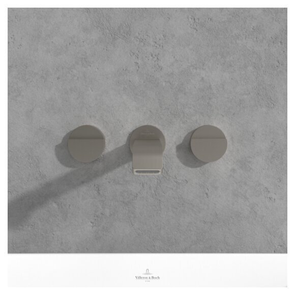 Villeroy & Boch Dawn 3 dalių potinkinis maišytuvas praustuvui su lenktu snapu, be dugno vožtuvo, pasirenkama spalva 24 Villeroy & Boch Dawn 3 dalių potinkinis maišytuvas praustuvui su lenktu snapu, be dugno vožtuvo, pasirenkama spalva 24