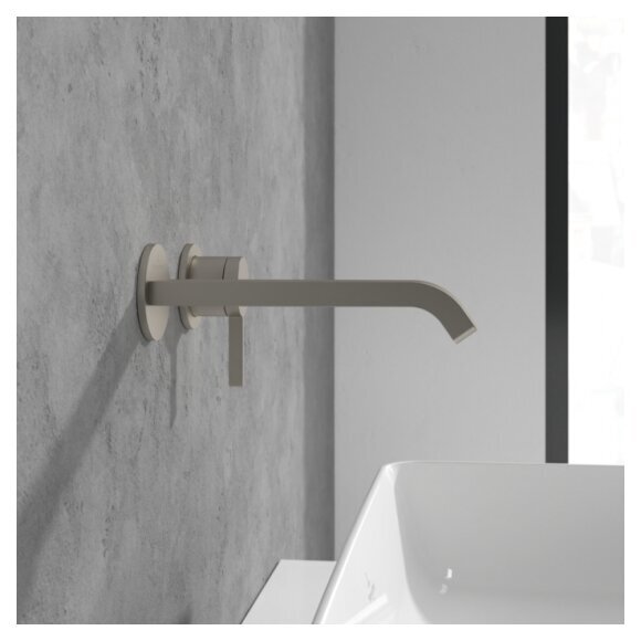 Villeroy & Boch Dawn 2 dalių potinkinis maišytuvas praustuvui su lenktu snapu, be dugno vožtuvo, pasirenkama spalva 21 Villeroy & Boch Dawn 2 dalių potinkinis maišytuvas praustuvui su lenktu snapu, be dugno vožtuvo, pasirenkama spalva 21