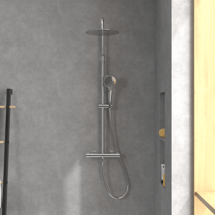 Virštinkinė termostatinė dušo sistema Villeroy & Boch Verve Showers 18