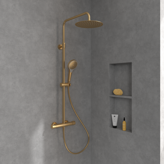 Virštinkinė termostatinė dušo sistema Villeroy & Boch Verve Showers 21
