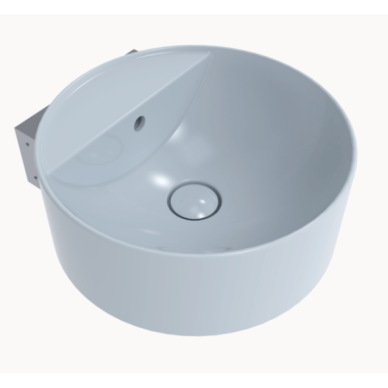 Flaminia Twin Set Slim 420x420xH160 pakabinamas kampinis praustuvas su pakabinimo furnitūra, spalvų pasirinkimas 13