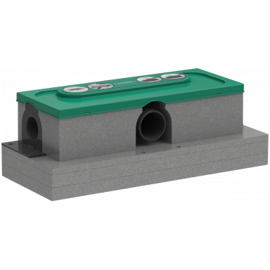 Universalus Hansgrohe latakas uBOX su sifonu Universalus Hansgrohe latakas uBOX su sifonu