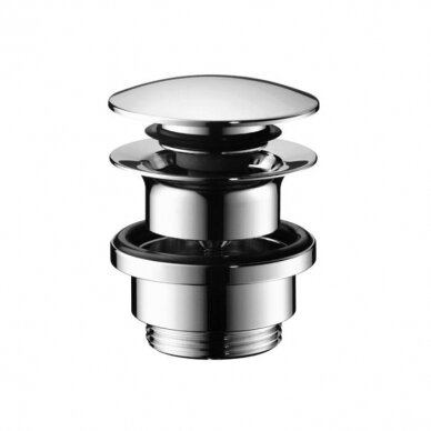 UŽDARYMO VENTILIS PRAUSTUVUI HANSGROHE „PUSH-OPEN“