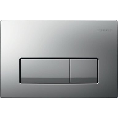 Matinio chromo spalvos vandens nuleidimo mygtukas Geberit Delta 50 Square Matinio chromo spalvos vandens nuleidimo mygtukas Geberit Delta 50 Square