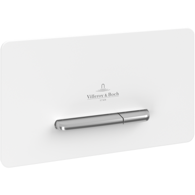 Vandens nuleidimo mygtukas VILLEROY&BOCH ViConnect Supreo, baltas stiklas Vandens nuleidimo mygtukas VILLEROY&BOCH ViConnect Supreo, baltas stiklas