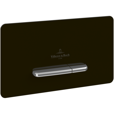 Vandens nuleidimo mygtukas VILLEROY&BOCH ViConnect Supreo, juodas stiklas Vandens nuleidimo mygtukas VILLEROY&BOCH ViConnect Supreo, juodas stiklas