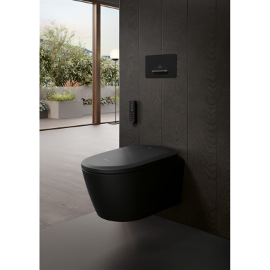 Vandens nuleidimo mygtukas VILLEROY&BOCH ViConnect Supreo, juodas stiklas 2 Vandens nuleidimo mygtukas VILLEROY&BOCH ViConnect Supreo, juodas stiklas 2