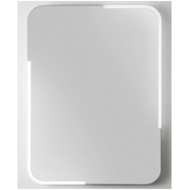 Veidrodis su LED apšvietimu Kamė Twist 60x80cm