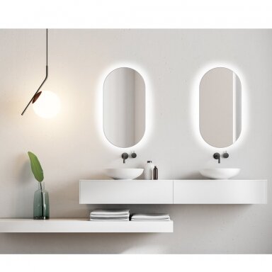 Veidrodis Ruke Simple Koria su LED apšvietimu (dydžių pasirinkimas) Veidrodis Ruke Simple Koria su LED apšvietimu (dydžių pasirinkimas)