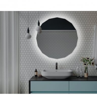 Veidrodis Ruke Simple Oberon su LED apšvietimu (dydžių pasirinkimas) Veidrodis Ruke Simple Oberon su LED apšvietimu (dydžių pasirinkimas)