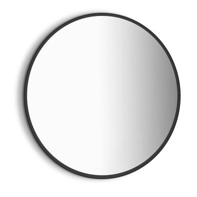 Veidrodis su LED apšvietimu Focco SHARON ROUND Ø800MM juodu rėmeliu 5700K