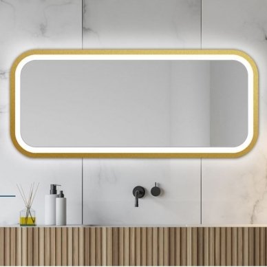 Veidrodis Ruke Mira su LED apšvietimu (spalvų ir dydžių pasirinkimas) 4