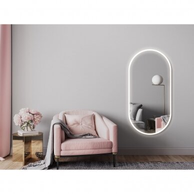 Veidrodis Ruke Modern Koria su LED apšvietimu (Koria LED Slim) Veidrodis Ruke Modern Koria su LED apšvietimu (Koria LED Slim)