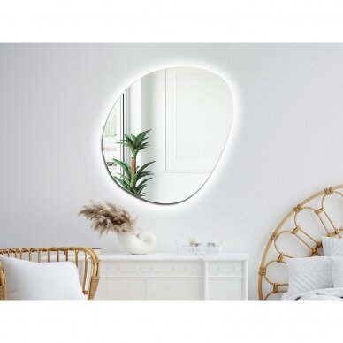 Veidrodis Ruke Simple Hari su LED apšvietimu (dydžių pasirinkimas) 1