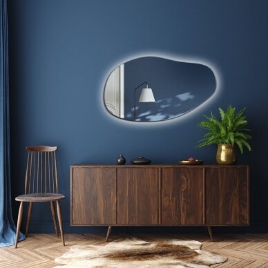 Veidrodis Ruke Simple Lago su LED apšvietimu (dydžių pasirinkimas) 1 Veidrodis Ruke Simple Lago su LED apšvietimu (dydžių pasirinkimas) 1