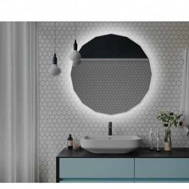 Veidrodis Ruke Simple Oberon su LED apšvietimu (dydžių pasirinkimas) Veidrodis Ruke Simple Oberon su LED apšvietimu (dydžių pasirinkimas)