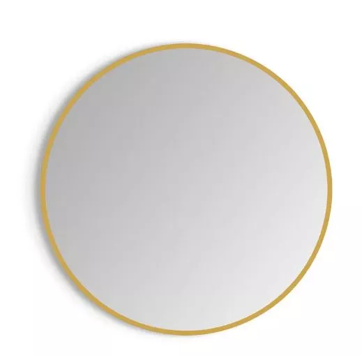 Veidrodis su LED apšvietimu Focco SHARON ROUND Ø800MM aukso spalvos rėmeliu 5700K 1