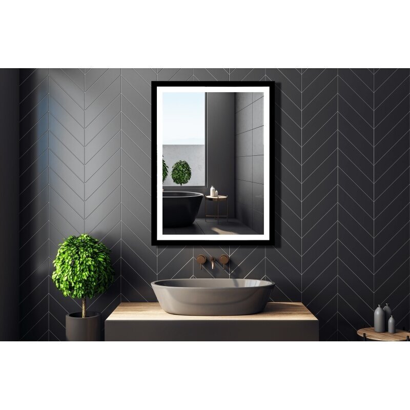 Veidrodis Hebe 60x80 su LED apšvietimu Veidrodis Hebe 60x80 su LED apšvietimu