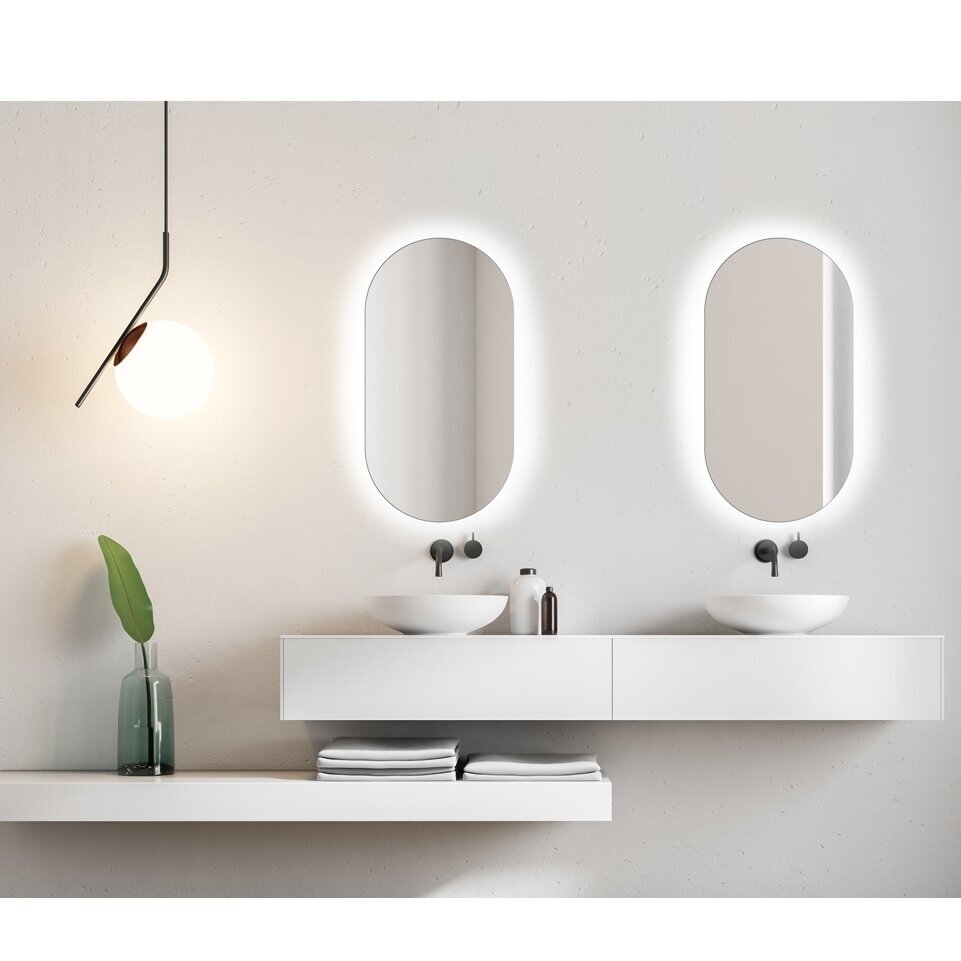 Veidrodis Ruke Simple Koria su LED apšvietimu (dydžių pasirinkimas) Veidrodis Ruke Simple Koria su LED apšvietimu (dydžių pasirinkimas)