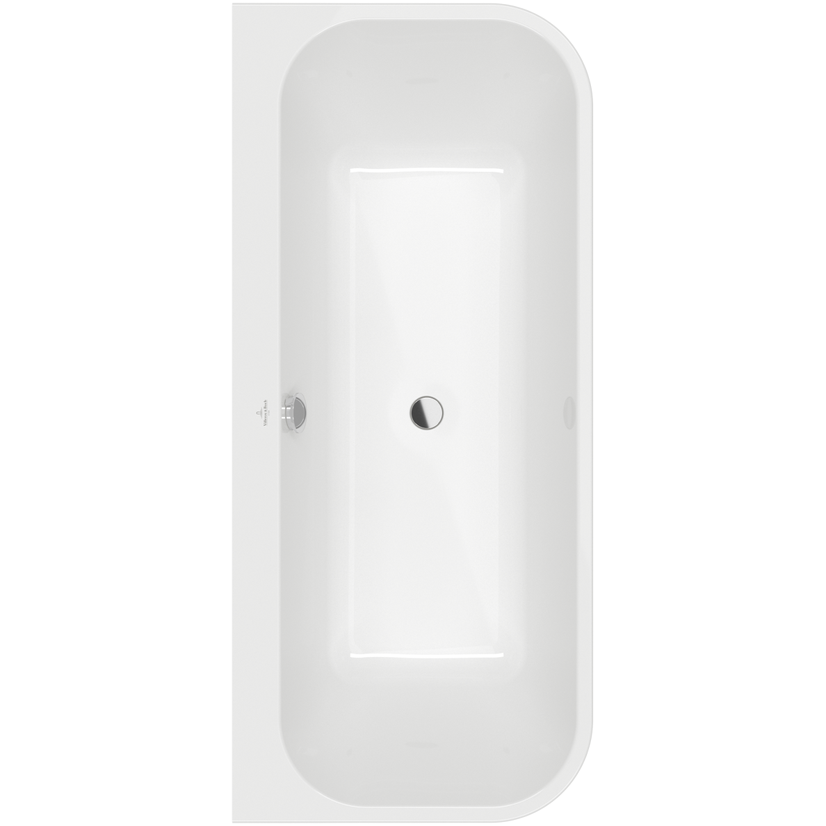 Villeroy & Boch Architectura prie sienos glaudžiama stačiakampė vonia, 170x75cm, balta 1 Villeroy & Boch Architectura prie sienos glaudžiama stačiakampė vonia, 170x75cm, balta 1