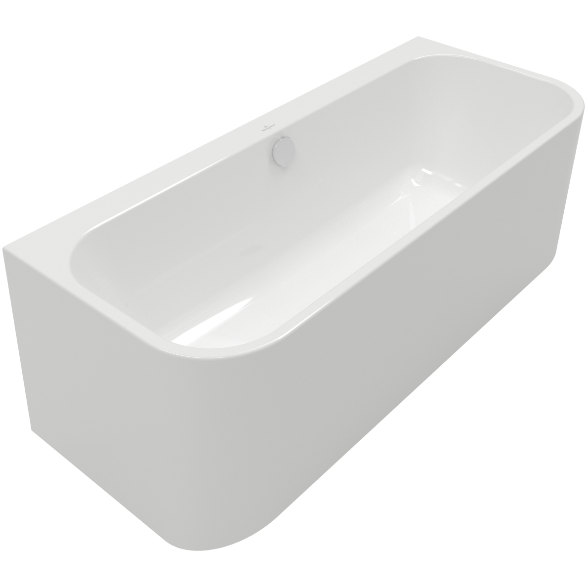 Villeroy & Boch Architectura prie sienos glaudžiama stačiakampė vonia, 170x75cm, balta