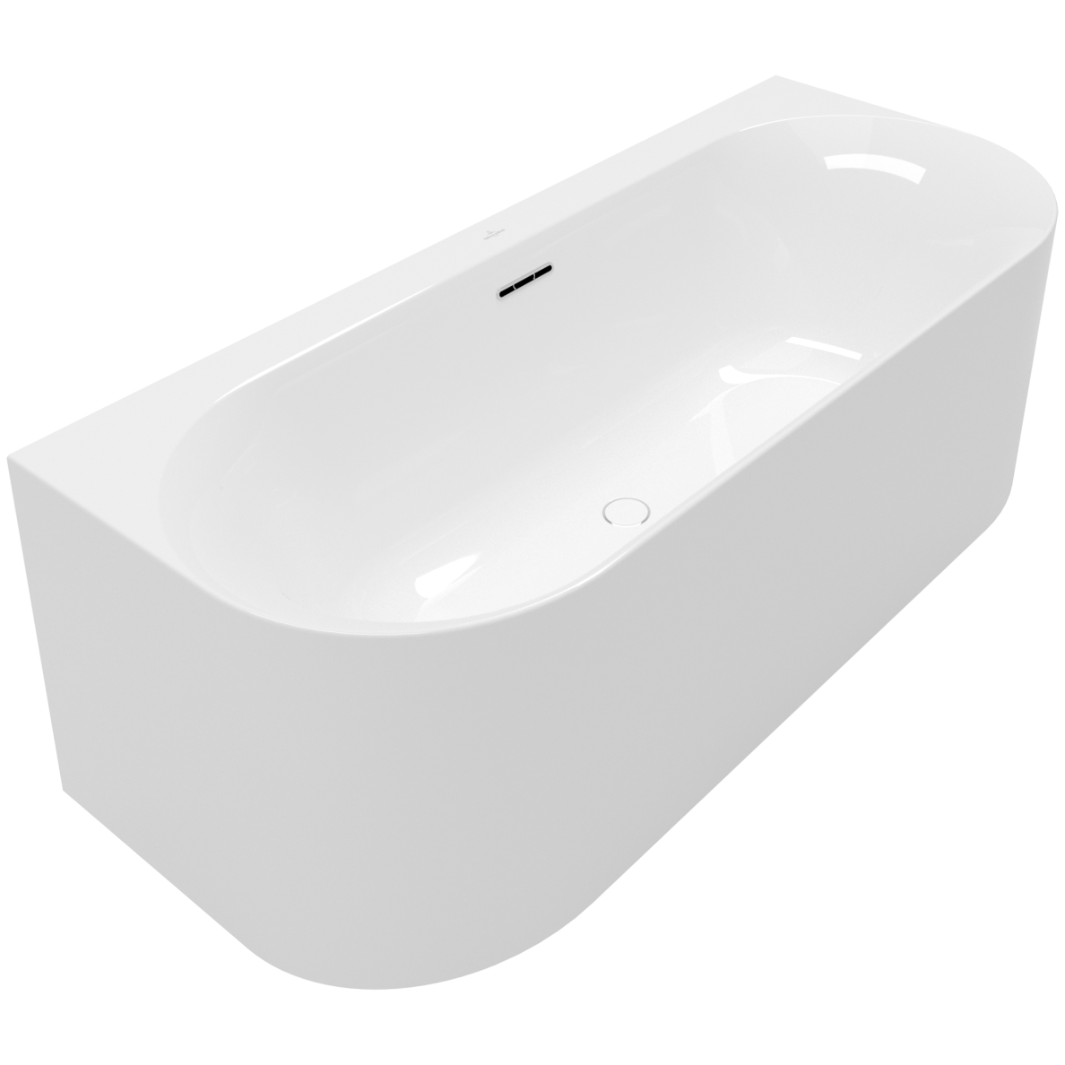 Villeroy & Boch Loop & Friends prie sienos glaudžiama vonia 170x75 cm, balta Villeroy & Boch Loop & Friends prie sienos glaudžiama vonia 170x75 cm, balta