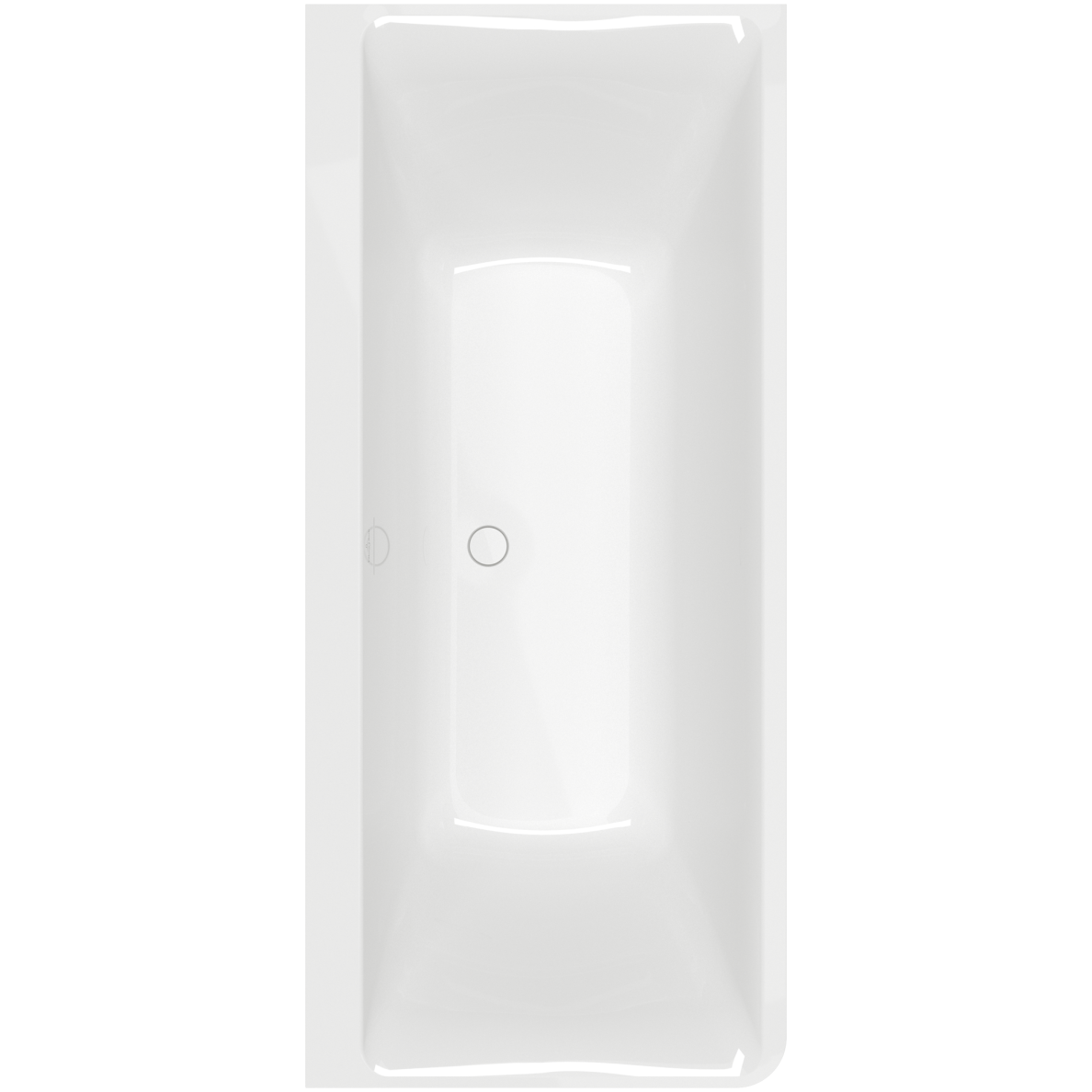Villeroy & Boch Subway 3.0 prie sienos glaudžiama akrilinė vonia, 180x80 cm, balta, dešinė 2