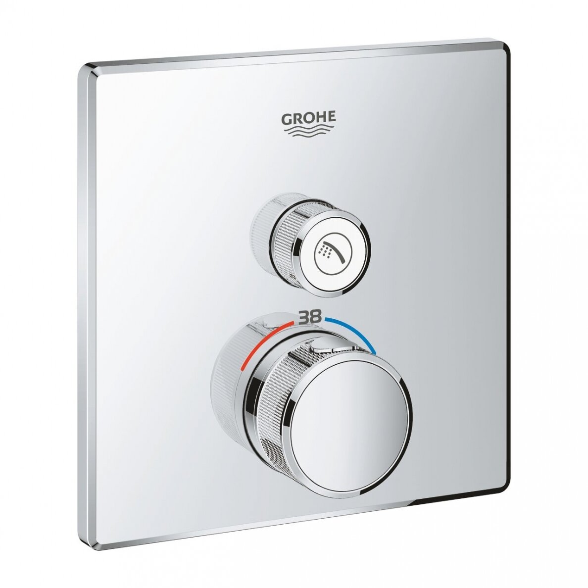 Virštinkinė dušo maišytuvo Grohtherm SmartControl dalis, chromas Virštinkinė dušo maišytuvo Grohtherm SmartControl dalis, chromas