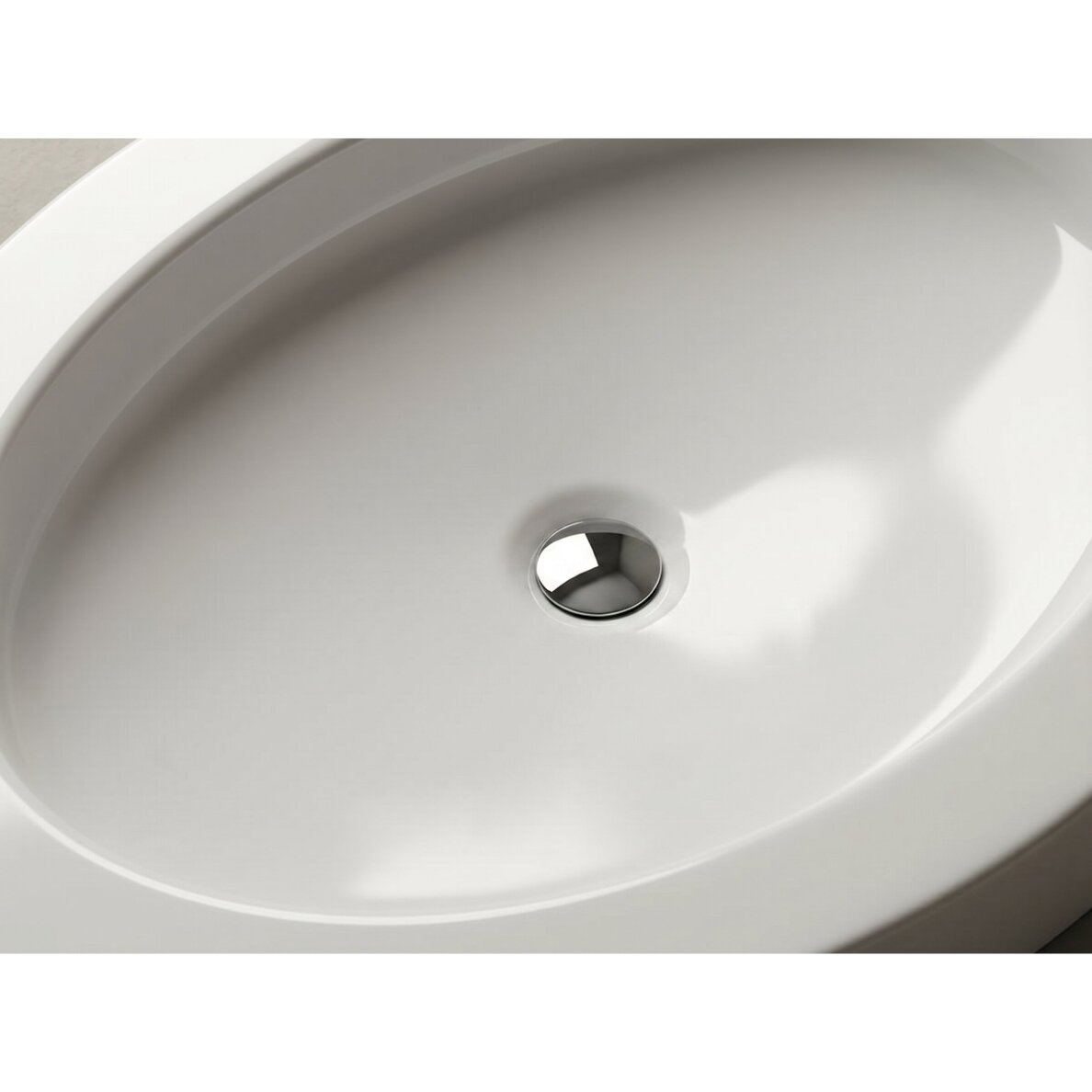 Vispool Oval įleidžiamas praustuvas 700x450 mm 3 Vispool Oval įleidžiamas praustuvas 700x450 mm 3