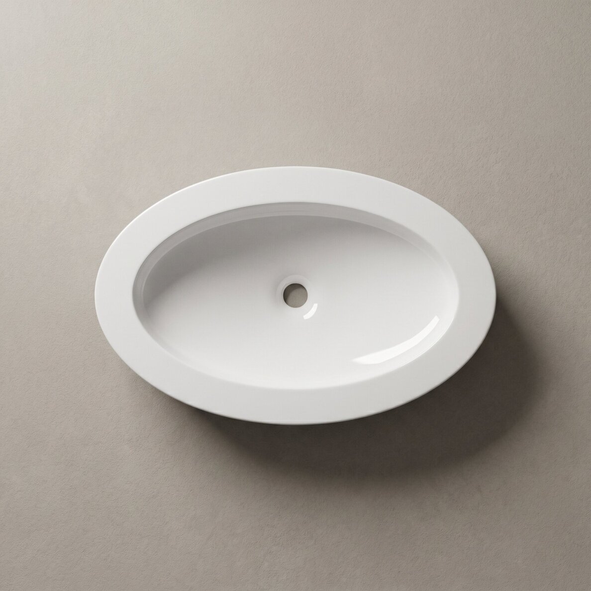 Vispool Oval įleidžiamas praustuvas 700x450 mm 1 Vispool Oval įleidžiamas praustuvas 700x450 mm 1