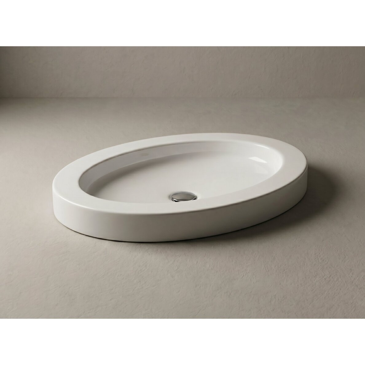 Vispool Oval įleidžiamas praustuvas 700x450 mm Vispool Oval įleidžiamas praustuvas 700x450 mm