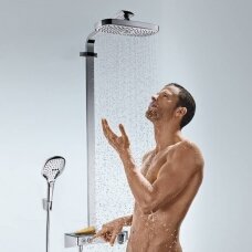 Virštinkinė termostatinė dušo sistema Hansgrohe Raindance Select E300
