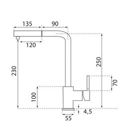 Villeroy&Boch maišytuvas plautuvei Steel Shower, nerūdijančio plieno spalva ir ištraukiama žarna. 1 Villeroy&Boch maišytuvas plautuvei Steel Shower, nerūdijančio plieno spalva ir ištraukiama žarna. 1