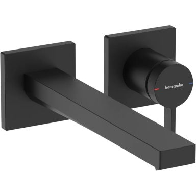 Vienos svirties praustuvo maišytuvas Hansgrohe Tecturis E 22,5 cm, juoda matinė Vienos svirties praustuvo maišytuvas Hansgrohe Tecturis E 22,5 cm, juoda matinė