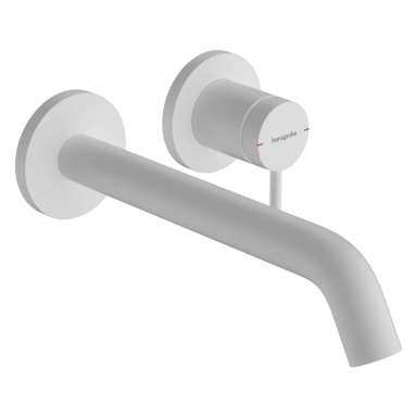 Vienos svirties praustuvo maišytuvas Hansgrohe Tecturis S 22,5 cm, balta matinė Vienos svirties praustuvo maišytuvas Hansgrohe Tecturis S 22,5 cm, balta matinė