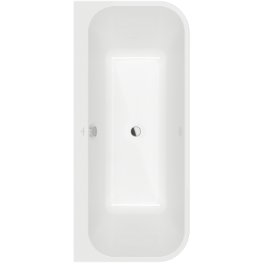 Villeroy & Boch Architectura prie sienos glaudžiama vonia 180x80 cm, balta Villeroy & Boch Architectura prie sienos glaudžiama vonia 180x80 cm, balta