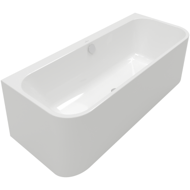 Villeroy & Boch Architectura prie sienos glaudžiama vonia 180x80 cm, balta Villeroy & Boch Architectura prie sienos glaudžiama vonia 180x80 cm, balta