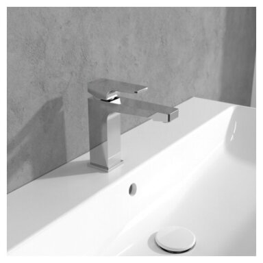 Villeroy & Boch Architectura Square maišytuvas praustuvui be dugno vožtuvo, pasirenkama spalva Villeroy & Boch Architectura Square maišytuvas praustuvui be dugno vožtuvo, pasirenkama spalva